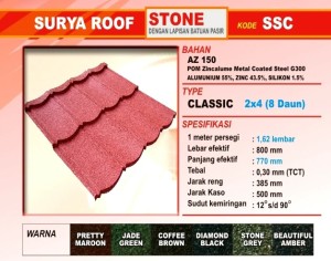 Genteng Metal Surya Roof,BROSUR GENTENG METAL SURYA ROOF