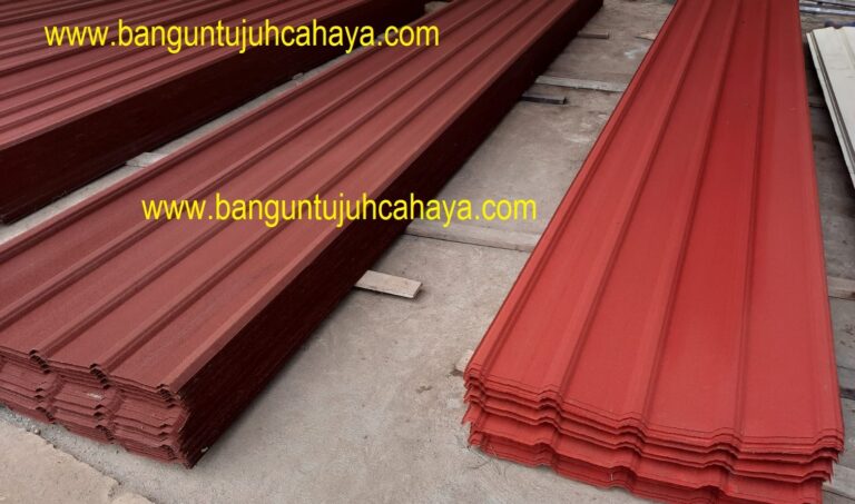 Atap Spandek Berpasir Kirim Banjarmasin